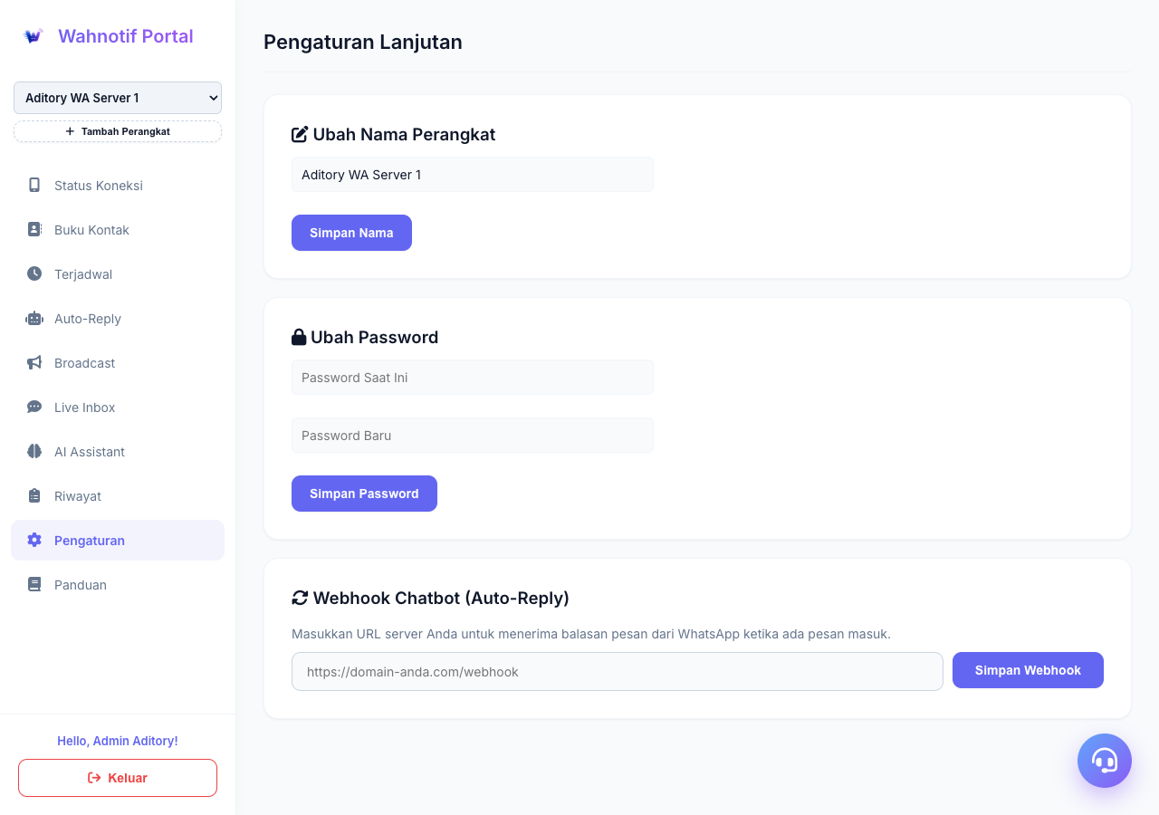 Screenshot Webhook